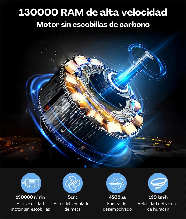 Sopladora Turbo Fan Inalámbrica – Original y Potente